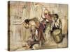 Study for the Proclamation of Don Carlos-John Frederick Lewis-Stretched Canvas