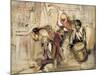 Study for the Proclamation of Don Carlos-John Frederick Lewis-Mounted Giclee Print