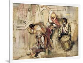 Study for the Proclamation of Don Carlos-John Frederick Lewis-Framed Giclee Print