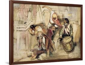 Study for the Proclamation of Don Carlos-John Frederick Lewis-Framed Giclee Print