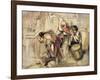 Study for the Proclamation of Don Carlos-John Frederick Lewis-Framed Giclee Print