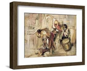 Study for the Proclamation of Don Carlos-John Frederick Lewis-Framed Giclee Print