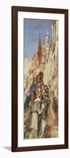 Study for the Proclamation of Don Carlos-John Frederick Lewis-Framed Giclee Print