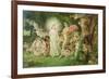 Study for the Quarrel of Oberon and Titania, C.1849 (See also 68757)-Sir Joseph Noel Paton-Framed Premium Giclee Print