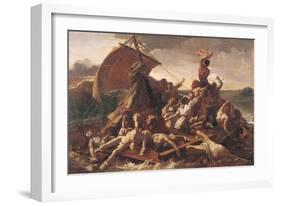 Study for the Raft of the Medusa, 1819-Théodore Géricault-Framed Giclee Print