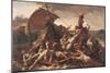 Study for the Raft of the Medusa, 1819-Théodore Géricault-Mounted Giclee Print
