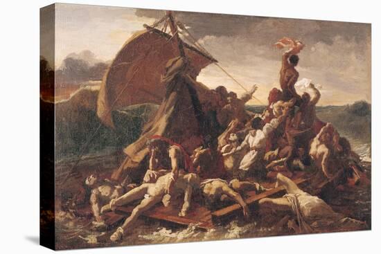 Study for the Raft of the Medusa, 1819-Théodore Géricault-Stretched Canvas