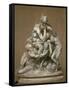 Study for the Sculpture 'Ugolino and His Children', 1860-Jean-Baptiste Carpeaux-Framed Stretched Canvas