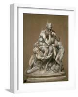 Study for the Sculpture 'Ugolino and His Children', 1860-Jean-Baptiste Carpeaux-Framed Giclee Print