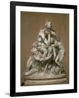 Study for the Sculpture 'Ugolino and His Children', 1860-Jean-Baptiste Carpeaux-Framed Giclee Print