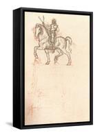 Study for the Sforza Monument, c1482-c1499 (1883)-Leonardo Da Vinci-Framed Stretched Canvas