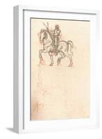 Study for the Sforza Monument, c1482-c1499 (1883)-Leonardo Da Vinci-Framed Giclee Print