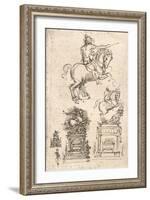 Study for the Sforza Monument, c1482-c1499 (1883)-Leonardo Da Vinci-Framed Giclee Print