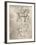 Study for the Sforza Monument, c1482-c1499 (1883)-Leonardo Da Vinci-Framed Giclee Print