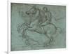 Study for the Sforza Monument, c1482-c1499 (1883)-Leonardo Da Vinci-Framed Giclee Print