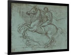 Study for the Sforza Monument, c1482-c1499 (1883)-Leonardo Da Vinci-Framed Giclee Print