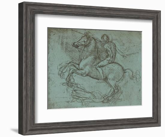 Study for the Sforza Monument, c1482-c1499 (1883)-Leonardo Da Vinci-Framed Giclee Print