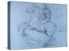 Study for the Sforza Monument, C1488-1493-Leonardo da Vinci-Stretched Canvas
