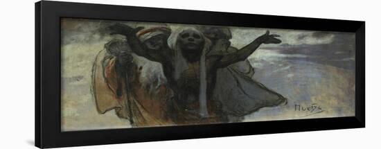 Study for the Slav Epic-Alphonse Mucha-Framed Giclee Print