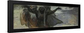 Study for the Slav Epic-Alphonse Mucha-Framed Premium Giclee Print