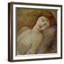 Study for the Sleeping Princess in 'The Briar Rose' Series, c.1881-Edward Burne-Jones-Framed Giclee Print