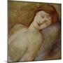 Study for the Sleeping Princess in 'The Briar Rose' Series, c.1881-Edward Burne-Jones-Mounted Giclee Print