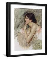 Study for 'The Sorceress'-John William Waterhouse-Framed Giclee Print