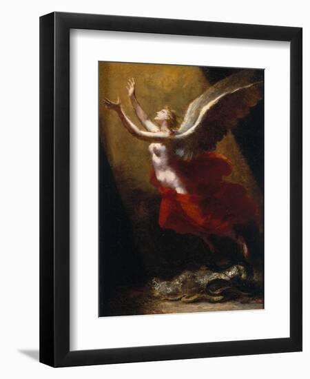 Study For the Soul Breaking Links with the Earth, c.1822-Pierre-Paul Prud'hon-Framed Giclee Print