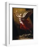Study For the Soul Breaking Links with the Earth, c.1822-Pierre-Paul Prud'hon-Framed Giclee Print
