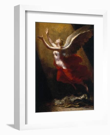 Study For the Soul Breaking Links with the Earth, c.1822-Pierre-Paul Prud'hon-Framed Giclee Print