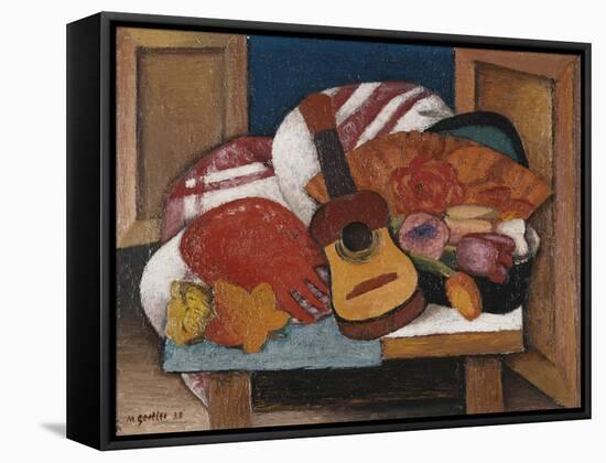 Study for The Spanish Fan-Mark Gertler-Framed Stretched Canvas