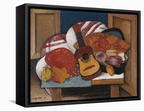 Study for The Spanish Fan-Mark Gertler-Framed Stretched Canvas