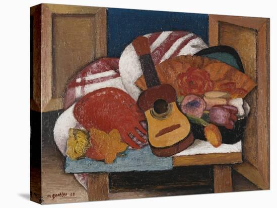 Study for The Spanish Fan-Mark Gertler-Stretched Canvas
