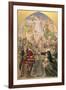 Study for "The Spirit of Justice'-Ford Madox Brown-Framed Giclee Print