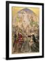 Study for "The Spirit of Justice'-Ford Madox Brown-Framed Giclee Print