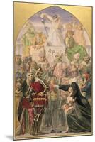 Study for "The Spirit of Justice'-Ford Madox Brown-Mounted Giclee Print