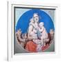 Study for the Stained Glass in the Chapelle Saint Ferdinand, 1833-Jean-Auguste-Dominique Ingres-Framed Giclee Print