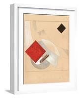 Study (For the Story of Two Quadrat), C. 1920-El Lissitzky-Framed Giclee Print