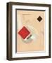 Study (For the Story of Two Quadrat), C. 1920-El Lissitzky-Framed Giclee Print