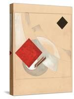 Study (For the Story of Two Quadrat), C. 1920-El Lissitzky-Stretched Canvas