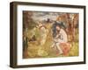 Study for 'The Surprised Nymph', 1860-Edouard Manet-Framed Giclee Print