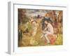 Study for 'The Surprised Nymph', 1860-Edouard Manet-Framed Giclee Print