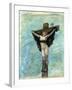 Study for the Temptation of St. Anthony, 1878 (Gouache on Paper)-Felicien Rops-Framed Giclee Print