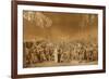 Study for the Tennis Court Oath, June 20, 1789-Jacques Louis David-Framed Premium Giclee Print