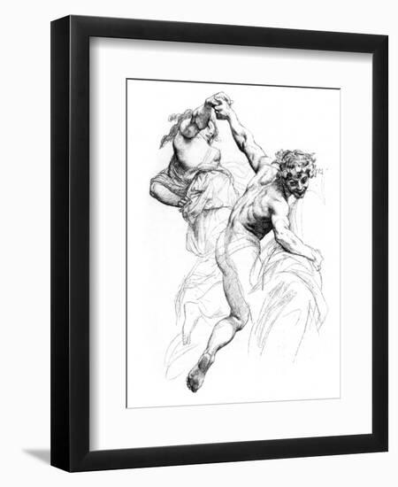 Study for the Triumph of Flora, C1880-1882-Alexandre Cabanel-Framed Giclee Print