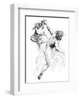 Study for the Triumph of Flora, C1880-1882-Alexandre Cabanel-Framed Giclee Print