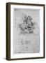 Study for the Trivulzio Monument, C1508-Leonardo da Vinci-Framed Premium Giclee Print