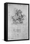 Study for the Trivulzio Monument, C1508-Leonardo da Vinci-Framed Stretched Canvas