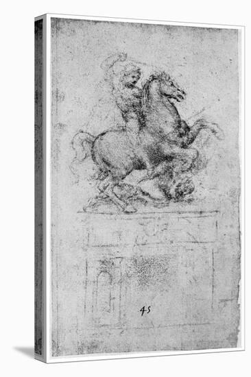 Study for the Trivulzio Monument, C1508-Leonardo da Vinci-Stretched Canvas