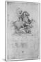 Study for the Trivulzio Monument, C1508-Leonardo da Vinci-Mounted Giclee Print